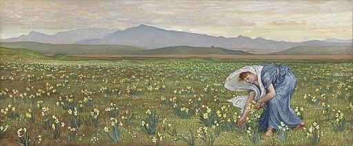 "The maiden spring upon the plain"