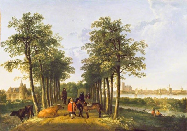 Return from Market; Summer Evening