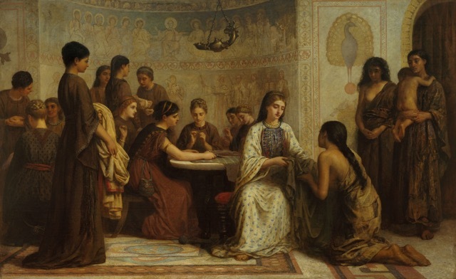 A Dorcas meeting in Italy in the 6th century
